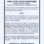 EL SEÑOR DON LUIS LILLO SANTOME