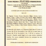 EL SEÑOR DON PEDRO JULIO DIAZ FERREIROS