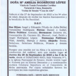 LA SEÑORA DOÑA Mª AMELIA RODRIGUEZ LOPEZ