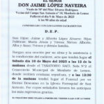 EL SEÑOR DON JAIME LÓPEZ NAVEIRA