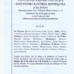 PRIMER ANIVERSARIO DEL SEÑOR D. PEDRO ALVAREZ RODRIGUEZ
