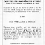 EL SEÑOR DON FELIPE RODRIGUEZ CURTO