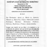 LA SEÑORA DOÑA Mª LUISA RODRÍGUEZ MARTÍNEZ