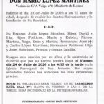 EL SEÑOR DON MARIO LÓPEZ MARTÍNEZ