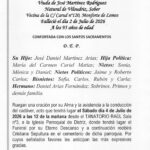 LA SEÑORA DOÑA OLILIA ARIAS FERNANDEZ