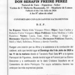 EL SEÑOR DON SERAFIN FREIRE PEREZ
