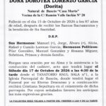 LA SEÑORA DOÑA DOROTEA LORENZO GARCIA